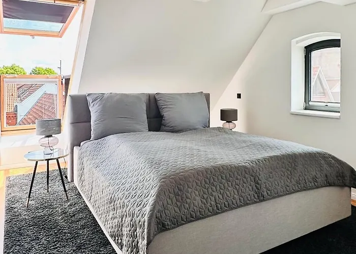 Stader Penthouse Mit Dachterrassen Daire *