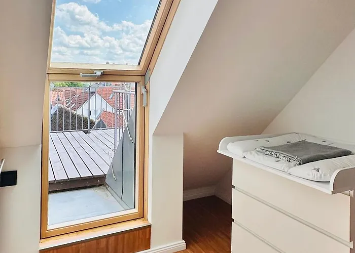 Stader Penthouse Mit Dachterrassen Daire *