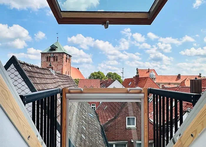Stader Penthouse Mit Dachterrassen Daire Stade
